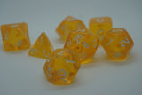 Clearly Yellow Dice Set.